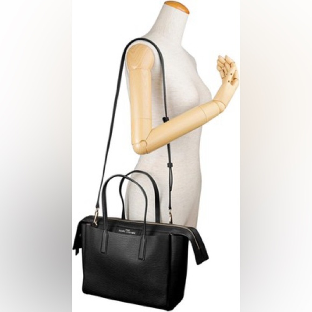 Marc JacobsThe Protege Black Leather Tote Bag small